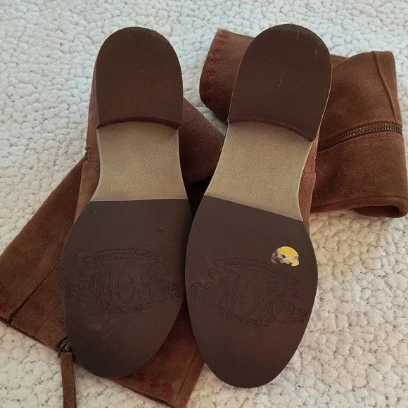 Nine West Take it Easy Suede Vintage American Collection Boots Size 6M - Picture 7 of 9